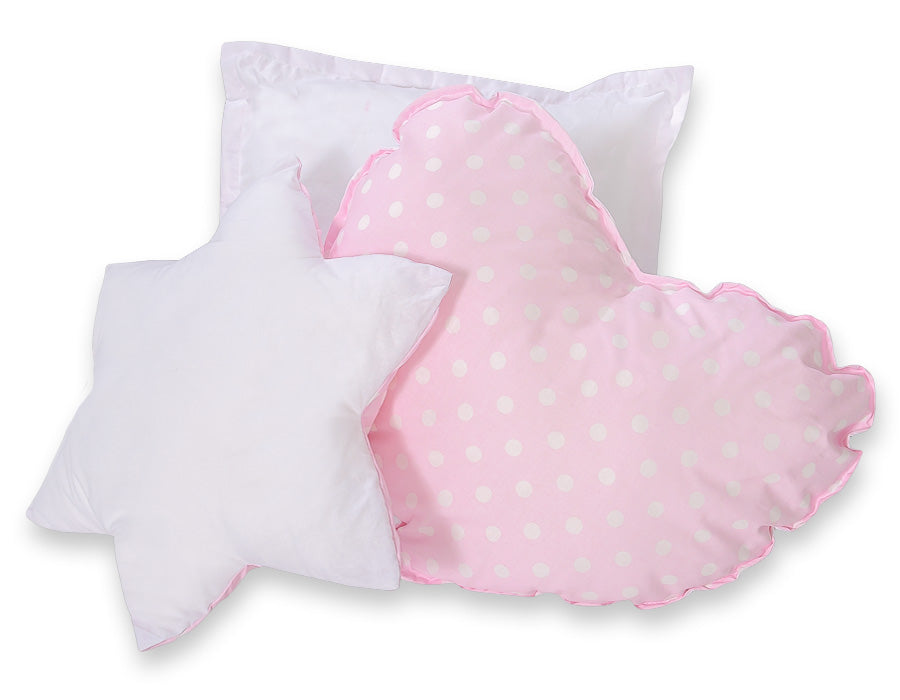 3pcs pillow set - Bright dots on beige