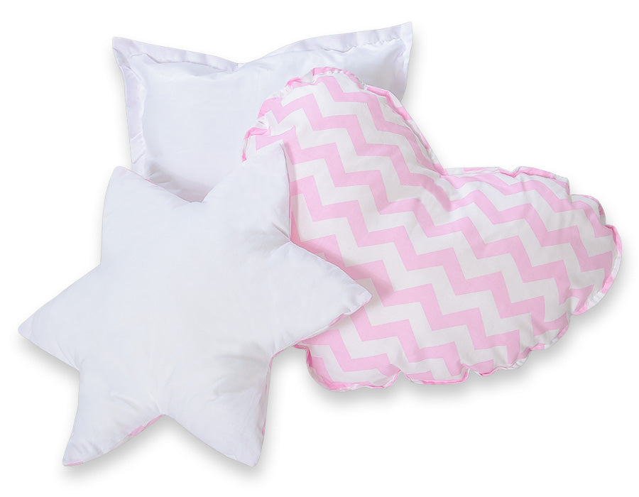 3pcs pillow set - Bright dots on beige