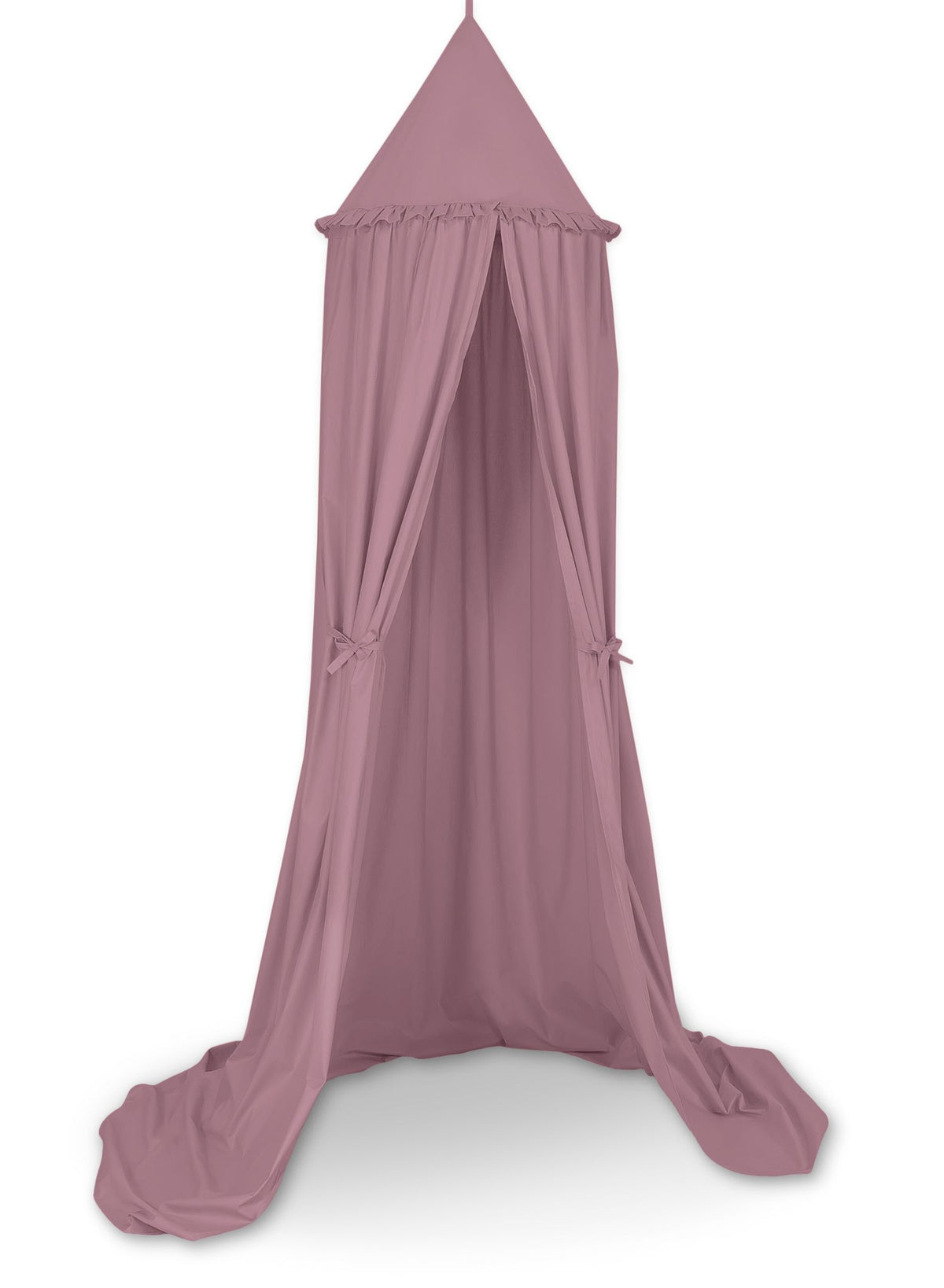 Hanging cotton canopy for children's room  - pastel violet