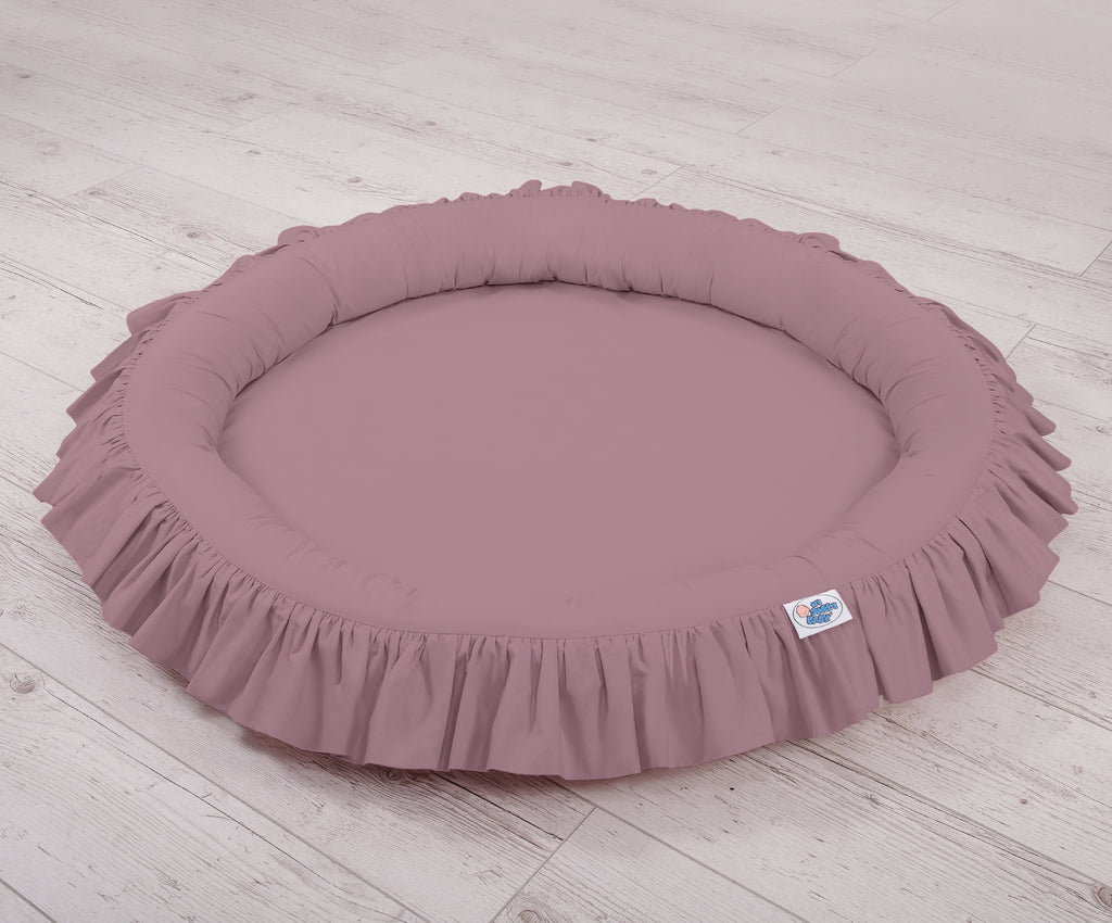 Nest with flounce - pastel violet