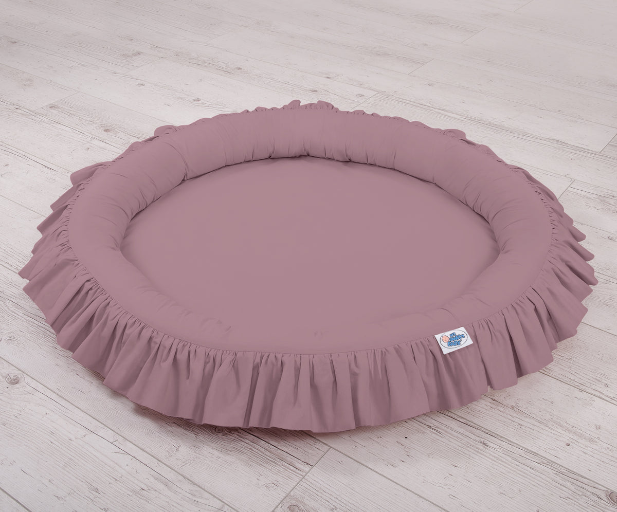 Nest with flounce - pastel violet