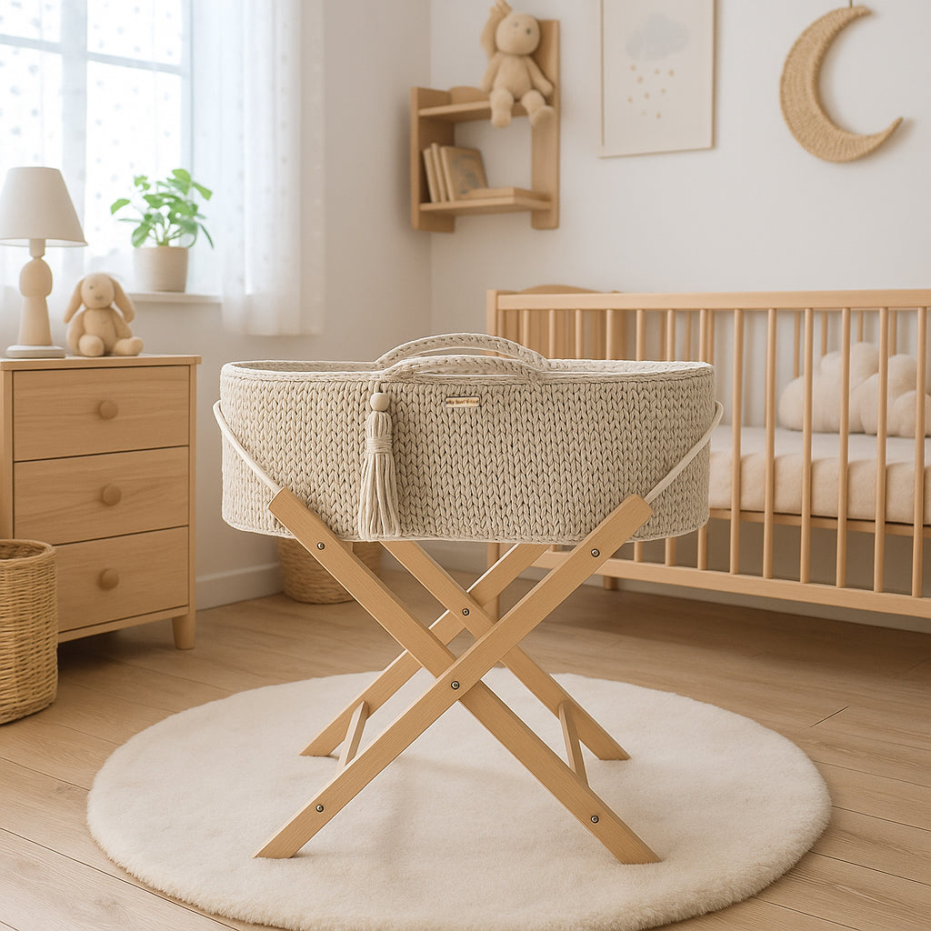 Moses basket mattress BOHO - ALOE VERA