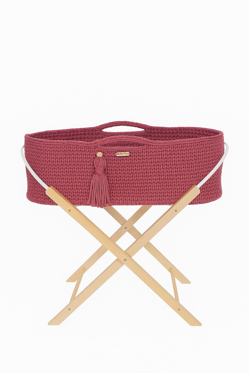 Moses basket BOHO Handmade with stand - blossom
