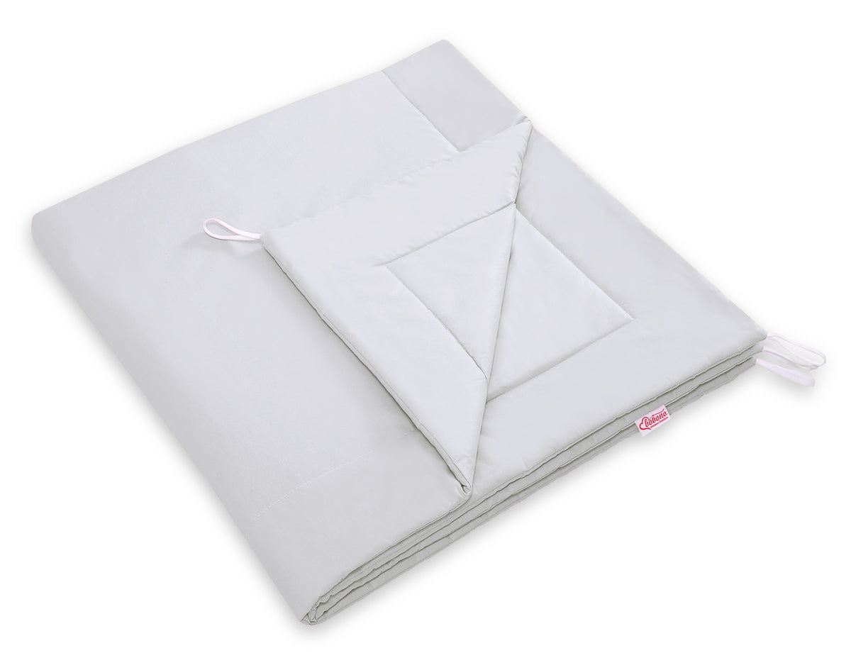 Teepee tent for kids +play mat + decorative feathers - gray