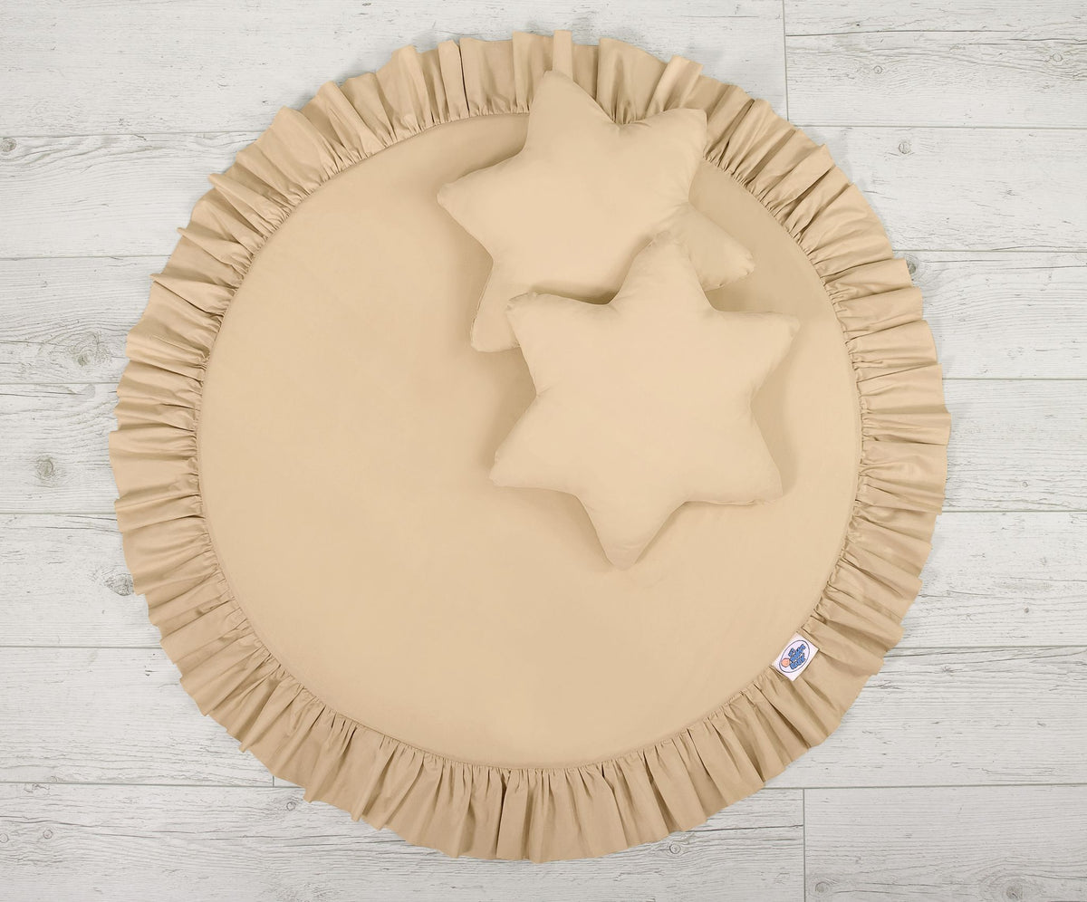 Floor play mat - beige