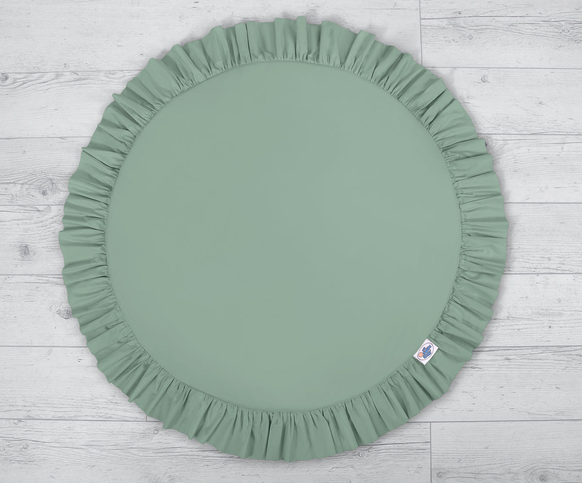 Floor play mat - pastel green
