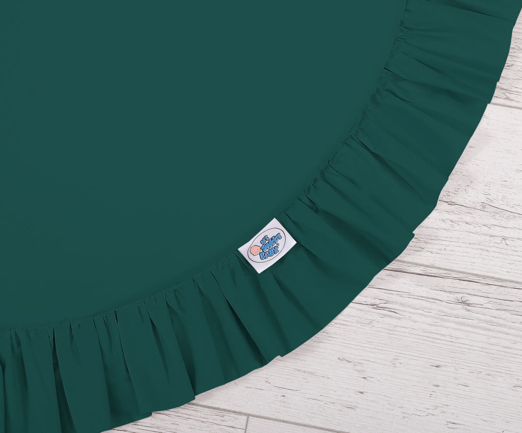 Floor play mat - bottle green