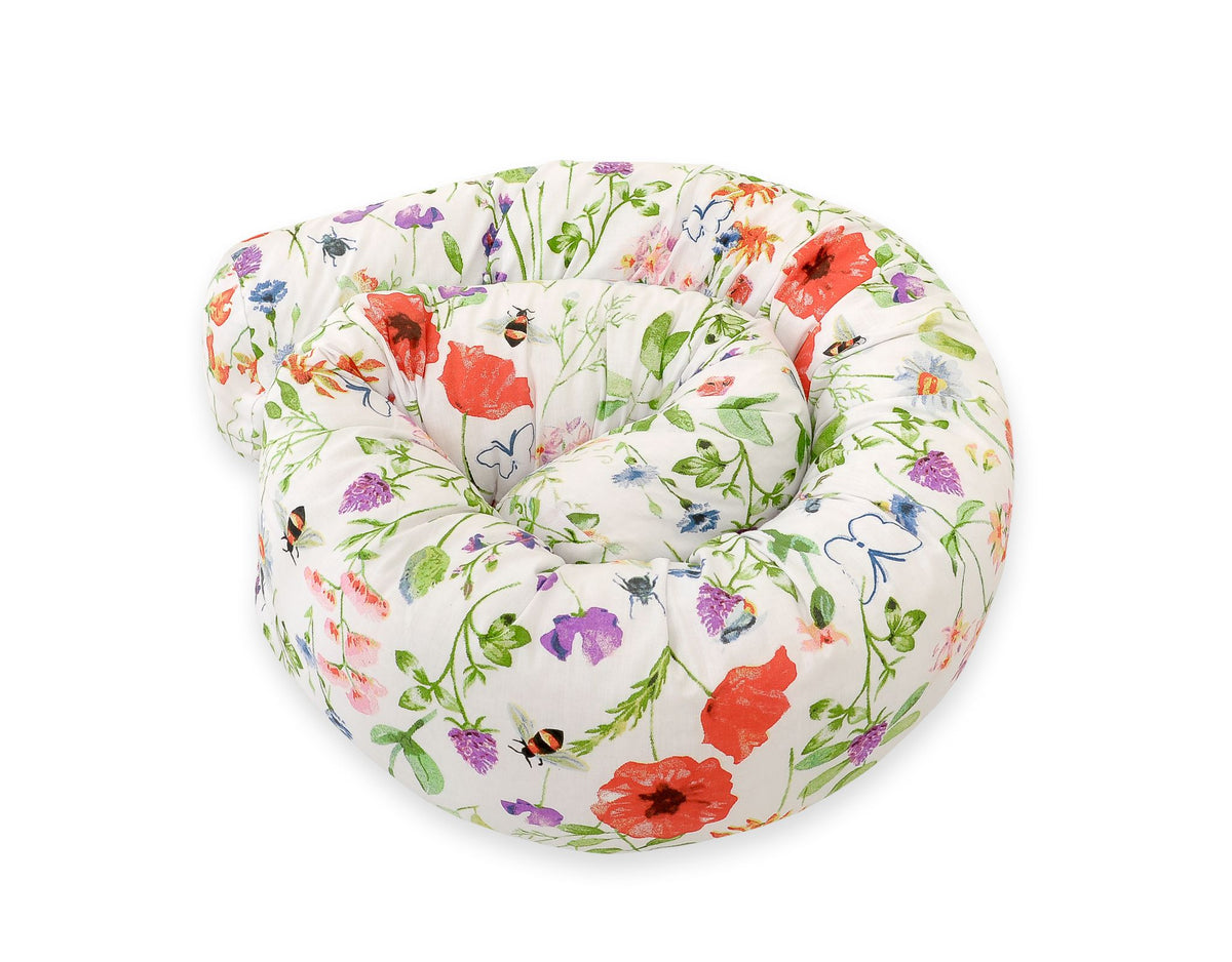 Roller bumper for baby bed - meadow