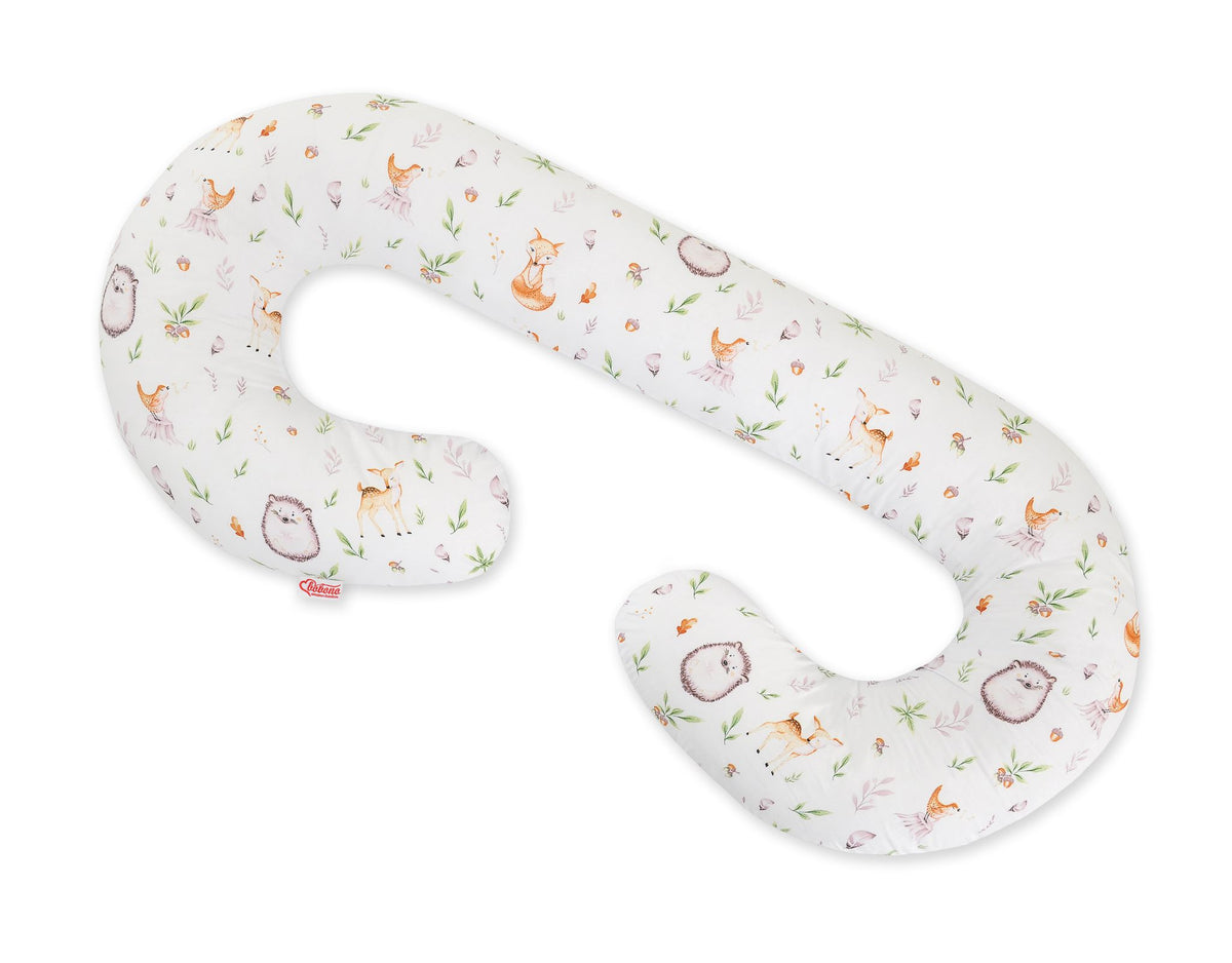 Maternity Support Pillow C, removable pillowcase - forest softness