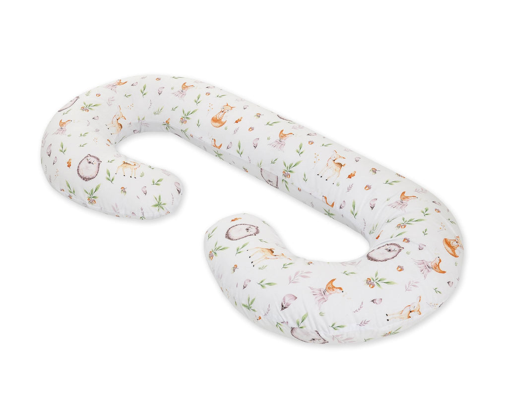 Maternity Support Pillow C, removable pillowcase - forest softness