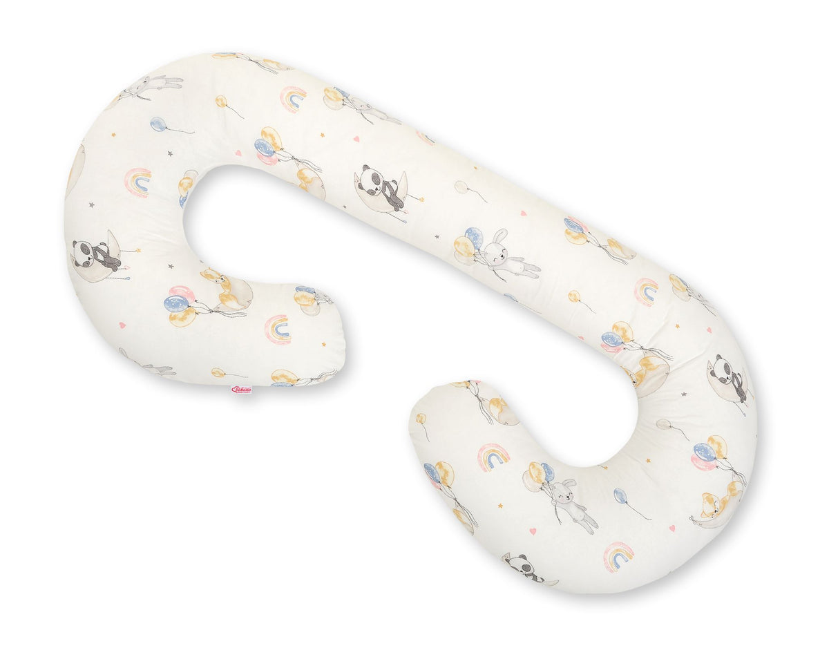 Maternity Support Pillow C, removable pillowcase - balloons