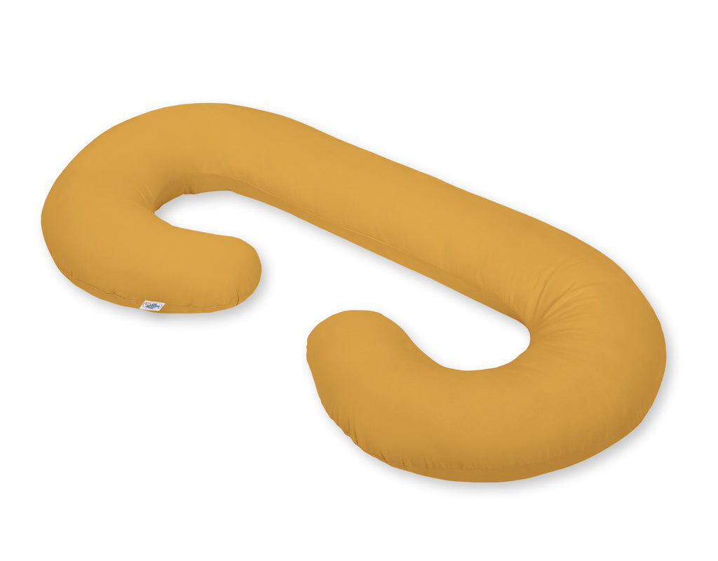 Maternity Support Pillow C, removable pillowcase - honey yellow