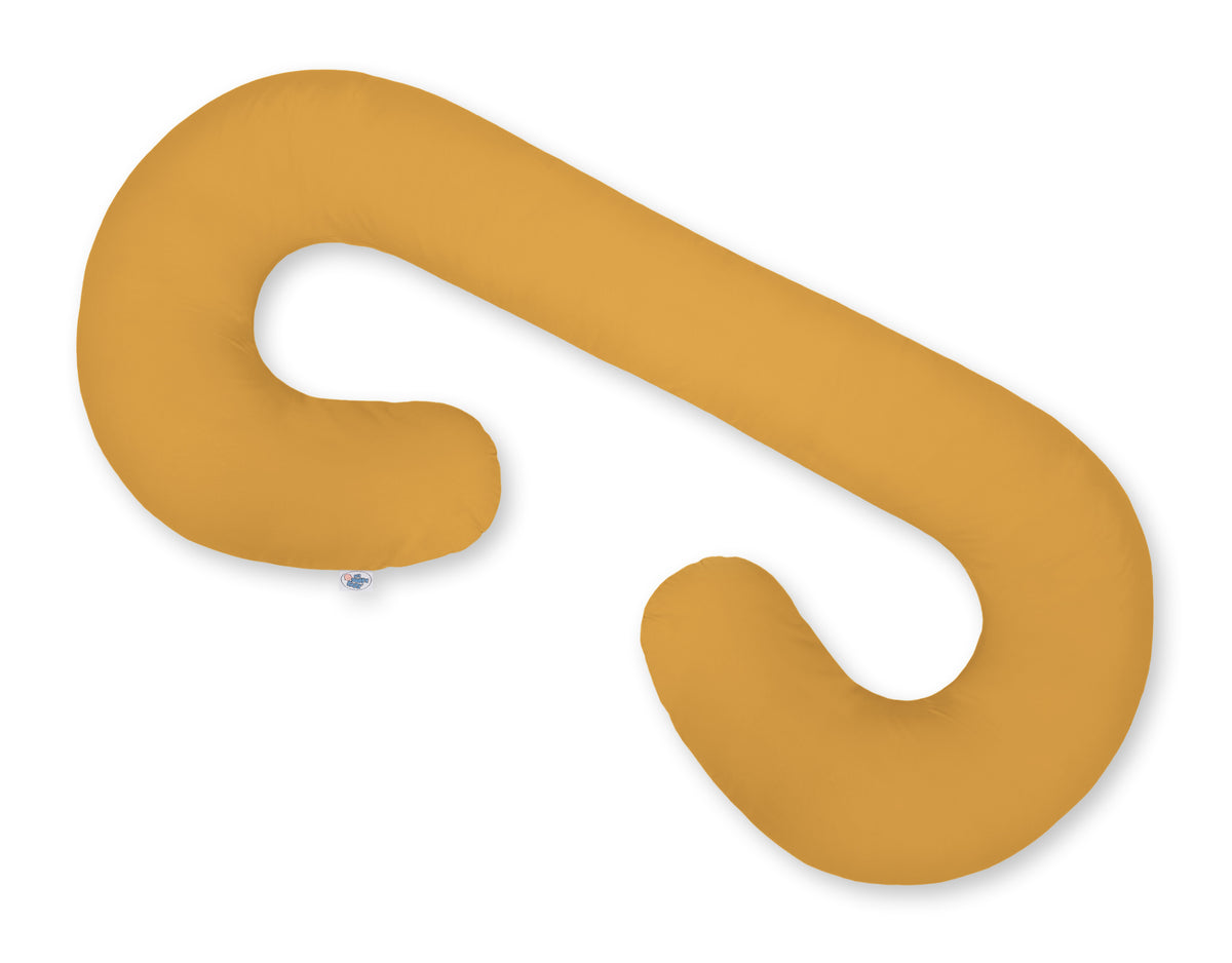 Maternity Support Pillow C, removable pillowcase - honey yellow