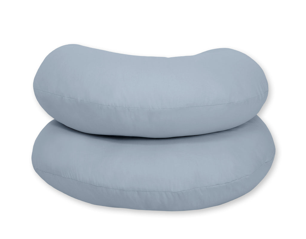 Maternity Support Pillow C, removable pillowcase - pastel blue