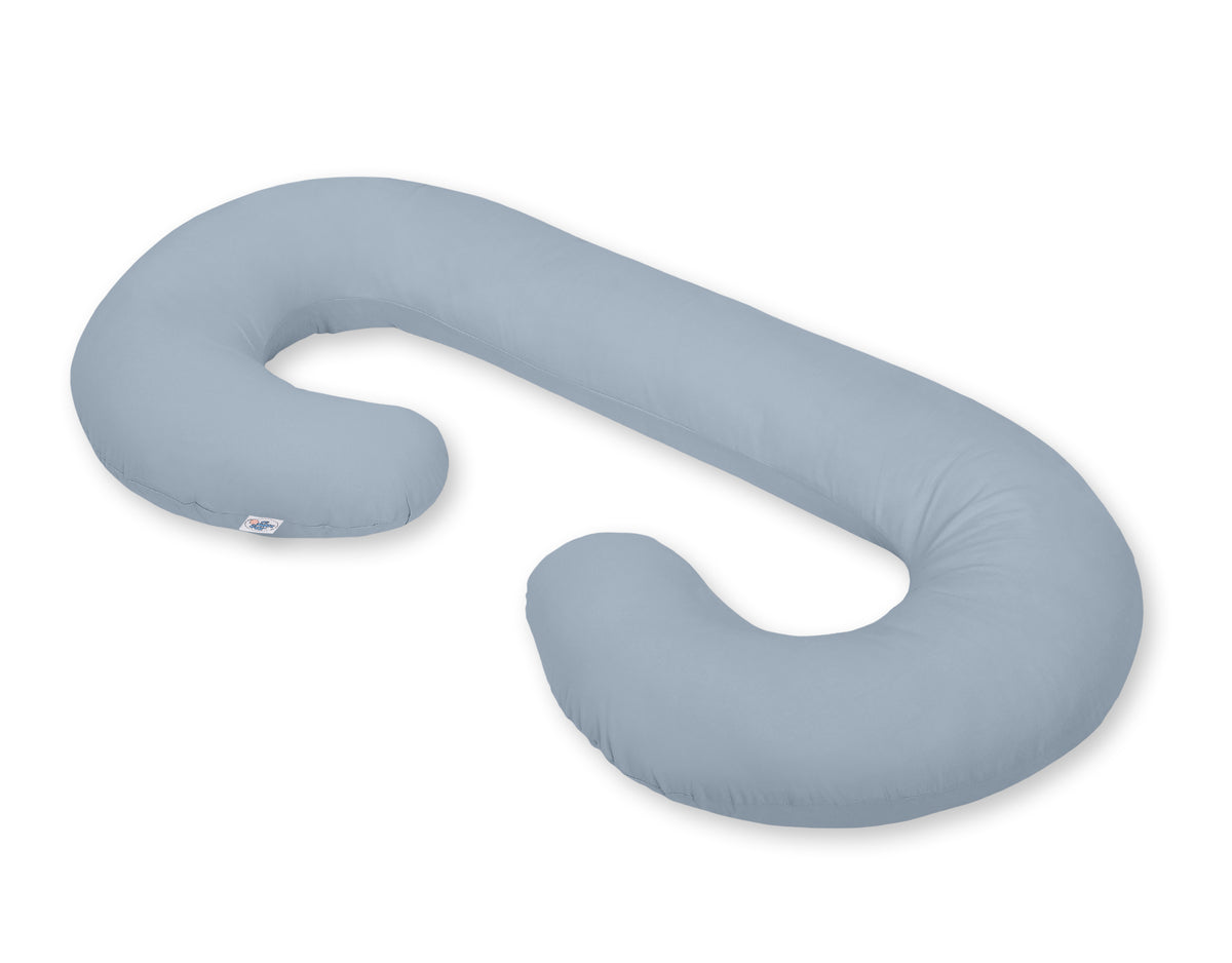 Maternity Support Pillow C, removable pillowcase - pastel blue