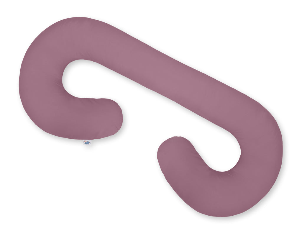 Maternity Support Pillow C, removable pillowcase - pastel violet