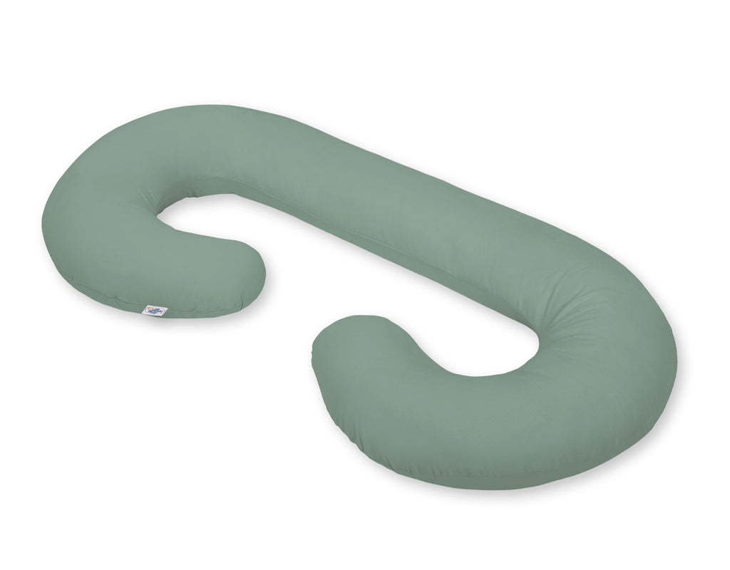 Maternity Support Pillow C, removable pillowcase - pastel green