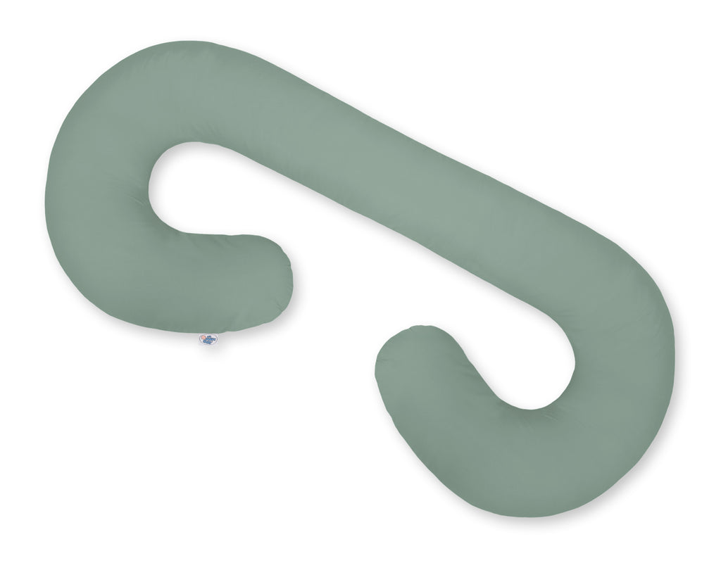 Maternity Support Pillow C, removable pillowcase - pastel green