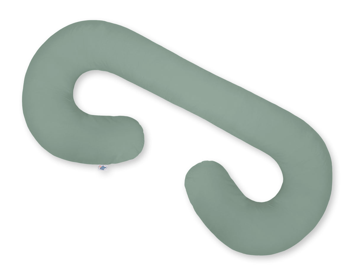 Maternity Support Pillow C, removable pillowcase - pastel green