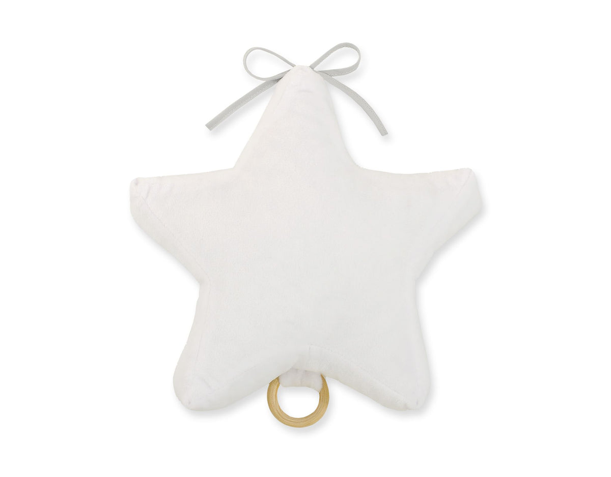 Baby music box star - white