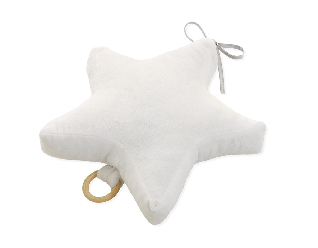 Baby music box star - white