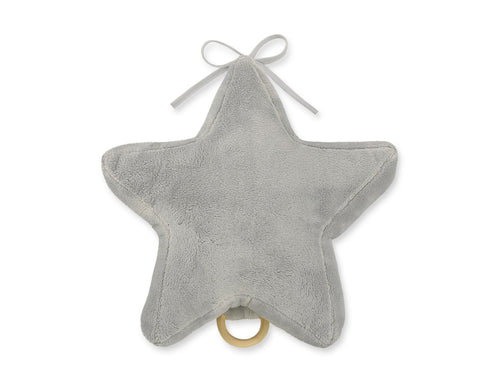 Baby music box star - grey