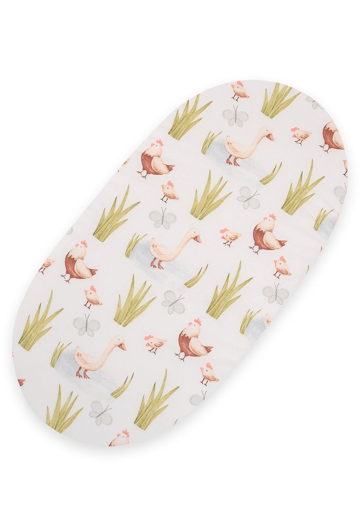 Sheet made of cotton for moses basket mattress 75x35 cm - In the country
