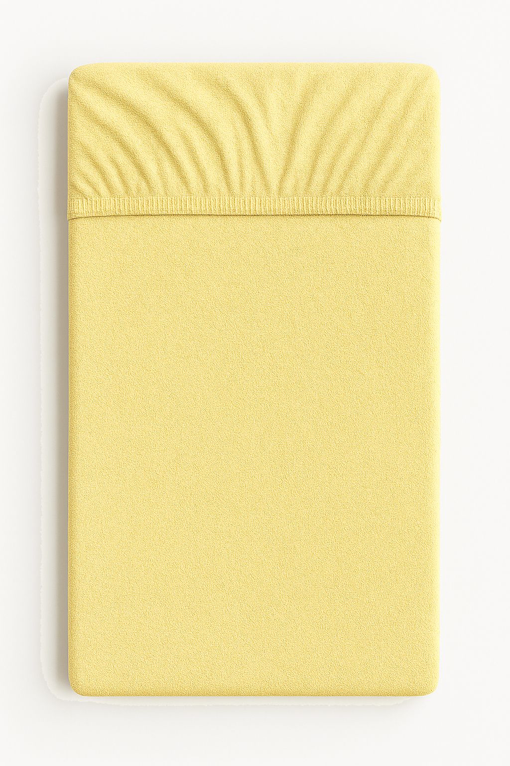 Fitted Terry Sheet 120x60 cm - Yellow
