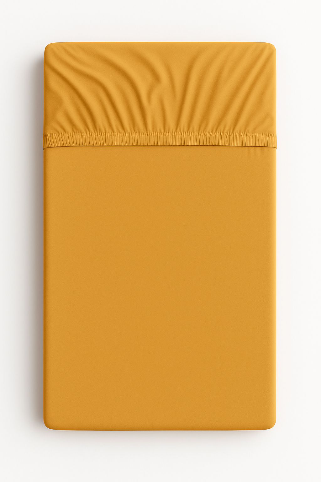 Sheet made of cotton 120x60cm - honey yellow