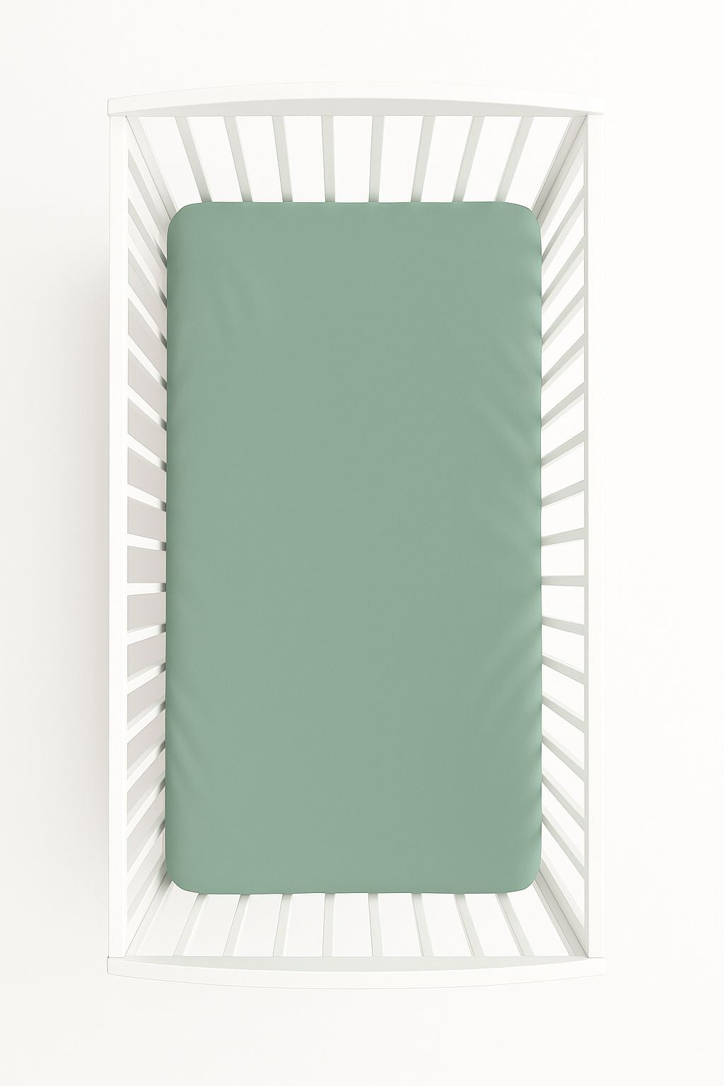 Sheet made of cotton 140x70cm - pastel green