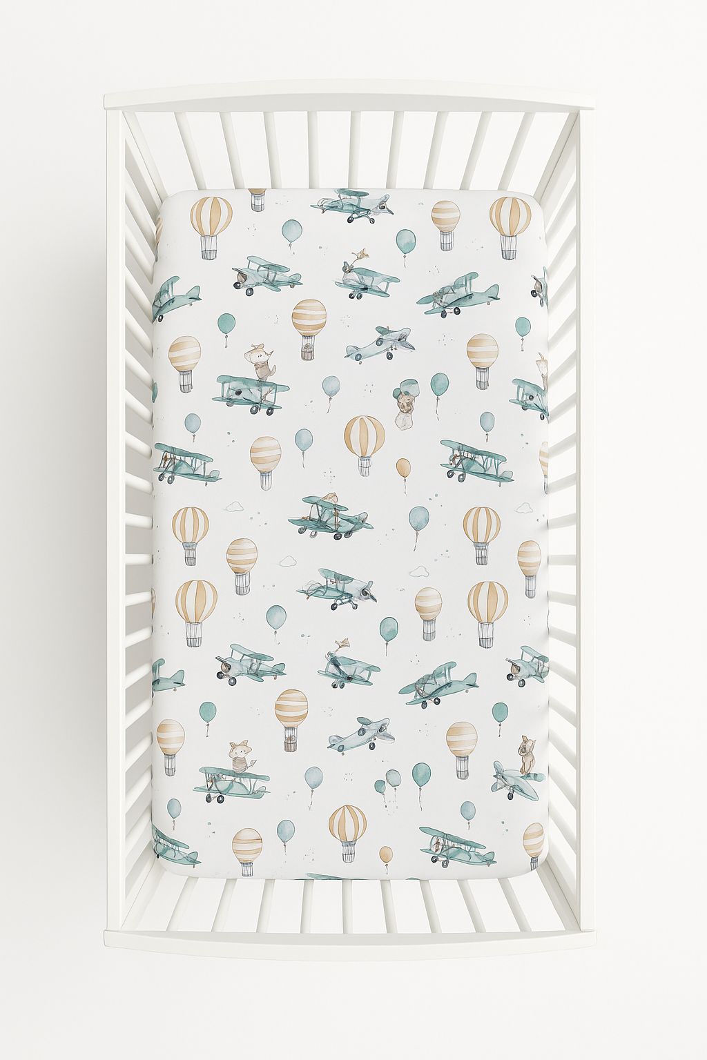 Sheet made of cotton 120x60cm - sky adventure