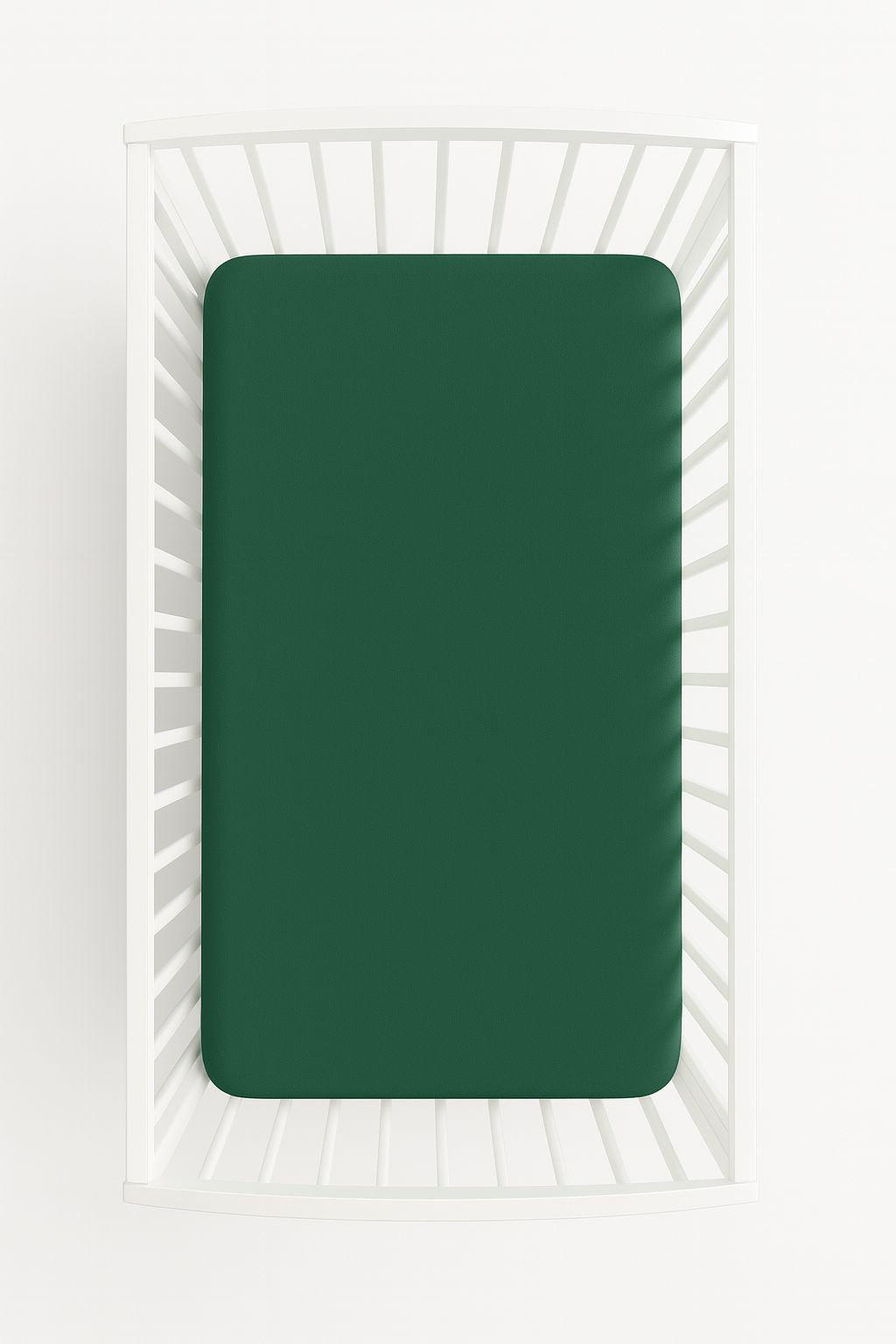 Sheet made of cotton 120x60cm - bottle green