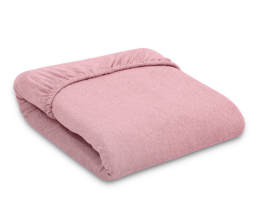 Fitted Terry Sheet 140x70 cm - old pink