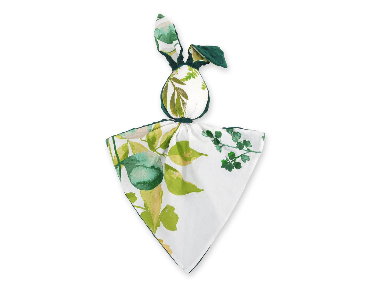 Cuddly rabbit double-sided - eucalyptus/green